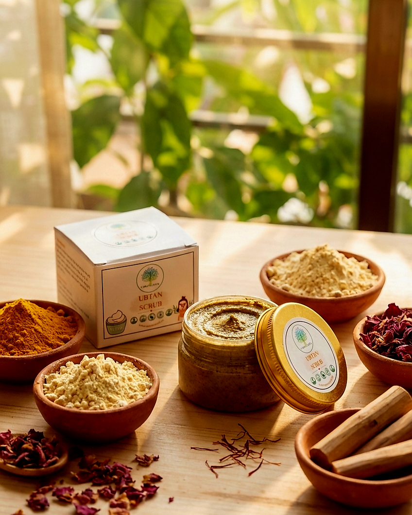 Royal Ubtan & Walnut Luminosity Polish