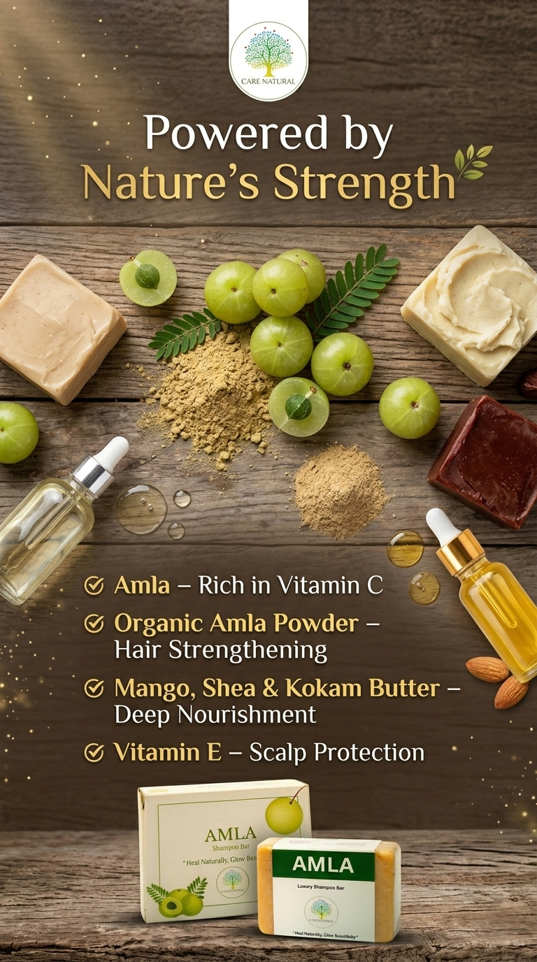 Vitamin C Rich Amla & Cream Shampoo Bar