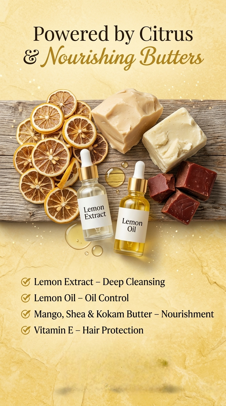 Lemon Zest & Creamy Shampoo Bar