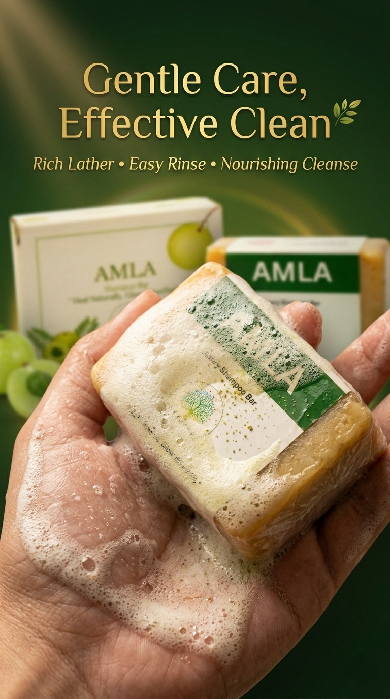Vitamin C Rich Amla & Cream Shampoo Bar