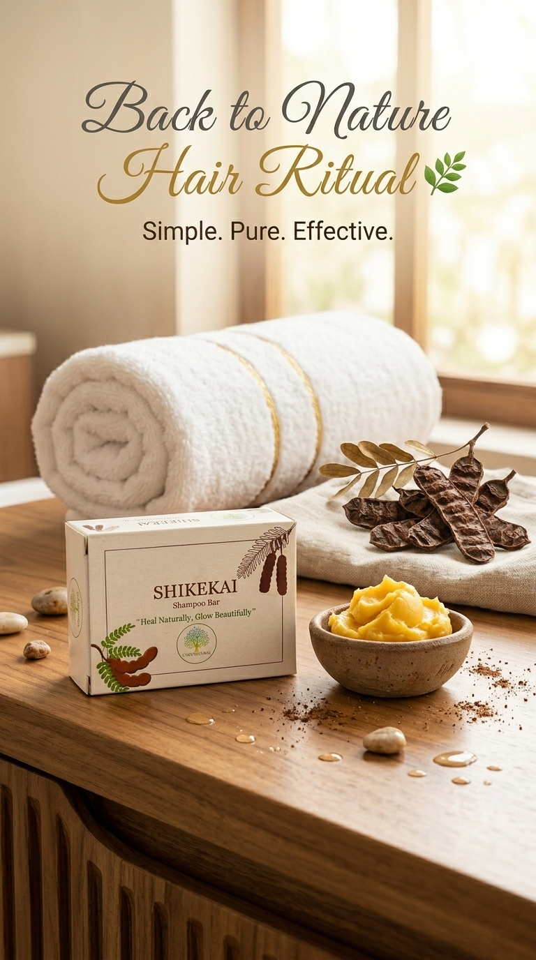 Sacred Shikakai & Milky Cream Shampoo Bar
