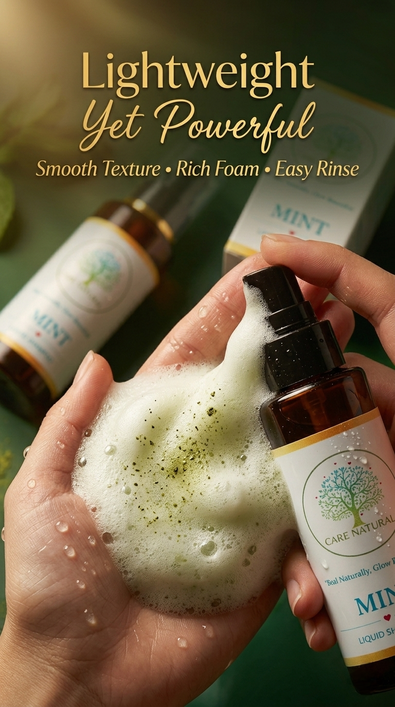 Mint & Silk Cooling Liquid Shampoo