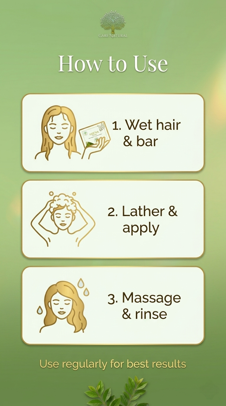 Traditional Henna & Cream Shampoo Bar