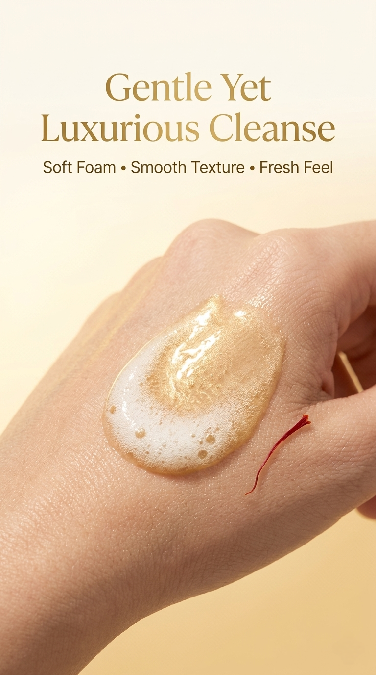 Royal Saffron & Mica Glow Facewash