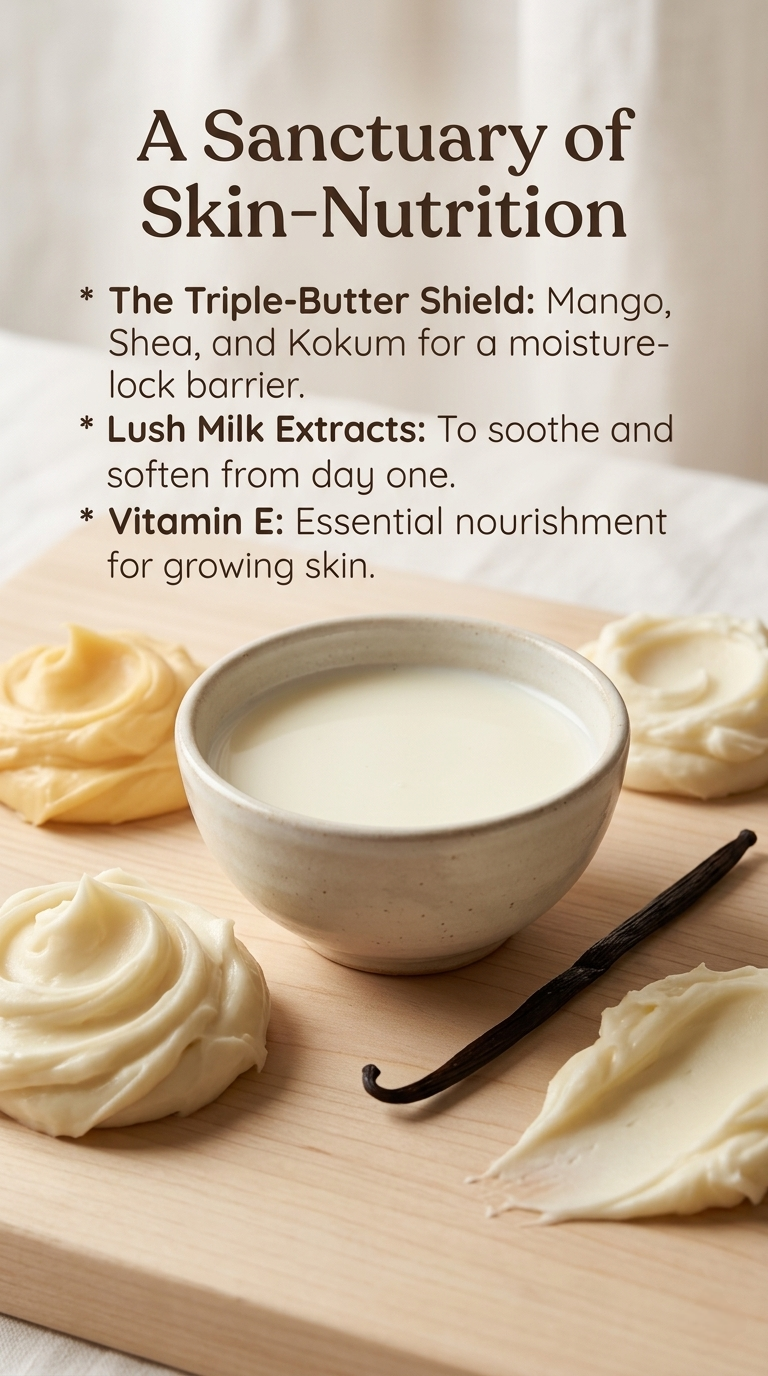 Milk & Triple-Butter Baby Bathing Bar (Baby Feet)