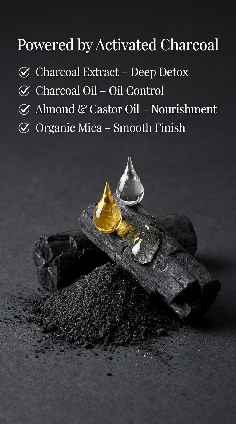 Activated Charcoal & Mica Detox Facewash