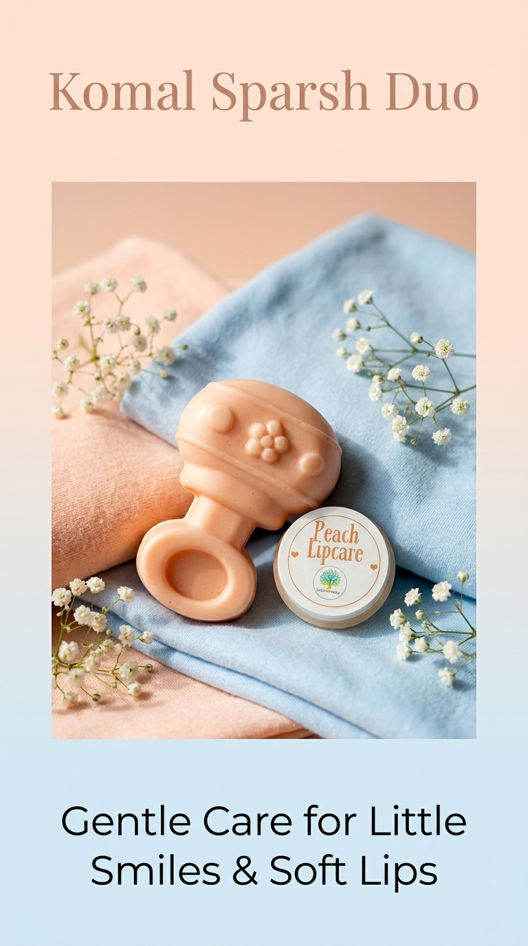 Komal Sparsh Baby & Lip Care Duo