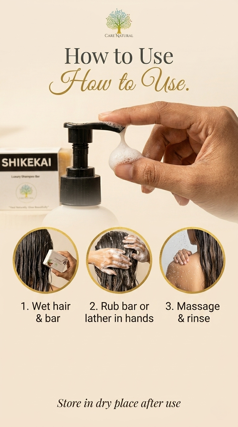 Sacred Shikakai & Milky Cream Shampoo Bar