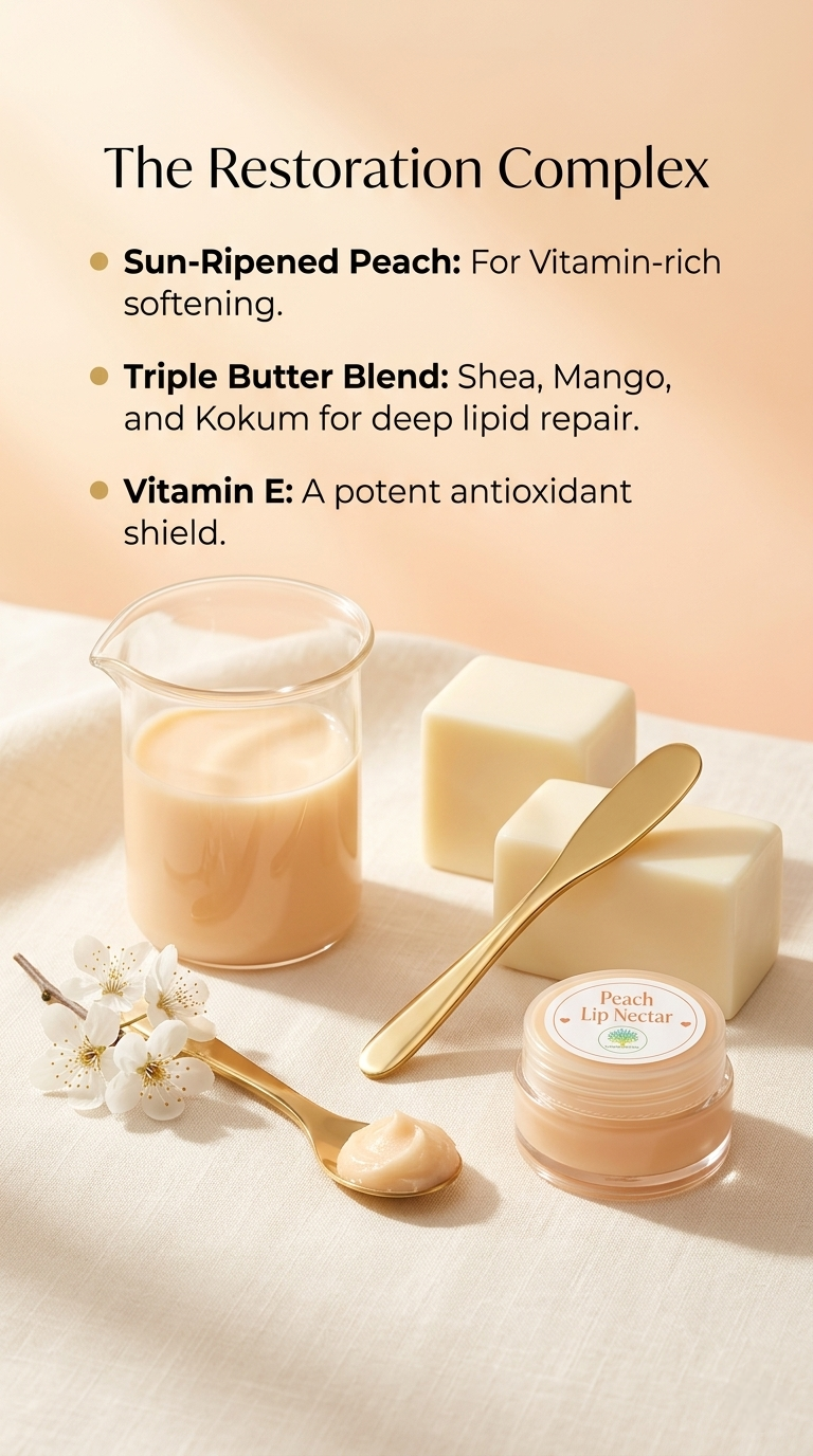 Peach & Triple-Butter Lip Nectar