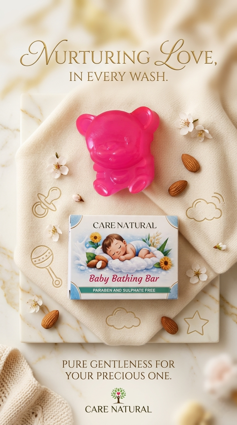 Milk & Triple-Butter Baby Bathing Bar (Teddy)