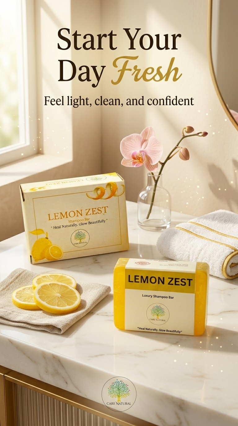 Lemon Zest & Creamy Shampoo Bar