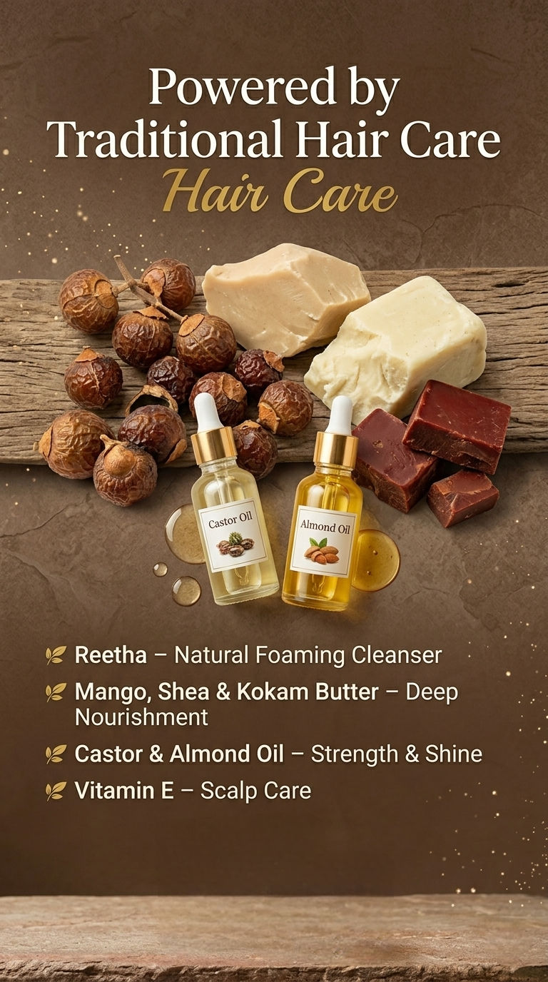 Deep Cleansing Reetha & Silk Shampoo Bar