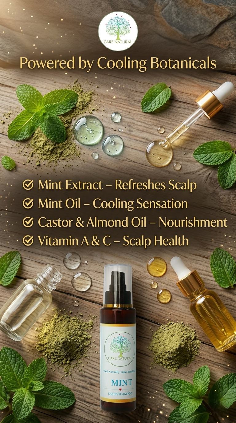 Mint & Silk Cooling Liquid Shampoo