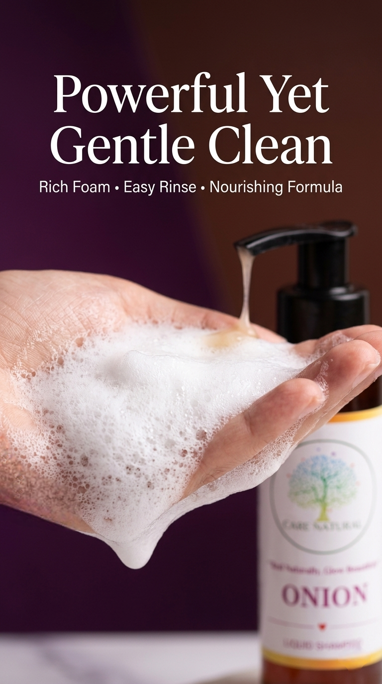 Onion & Silk Growth-Boosting Liquid Shampoo