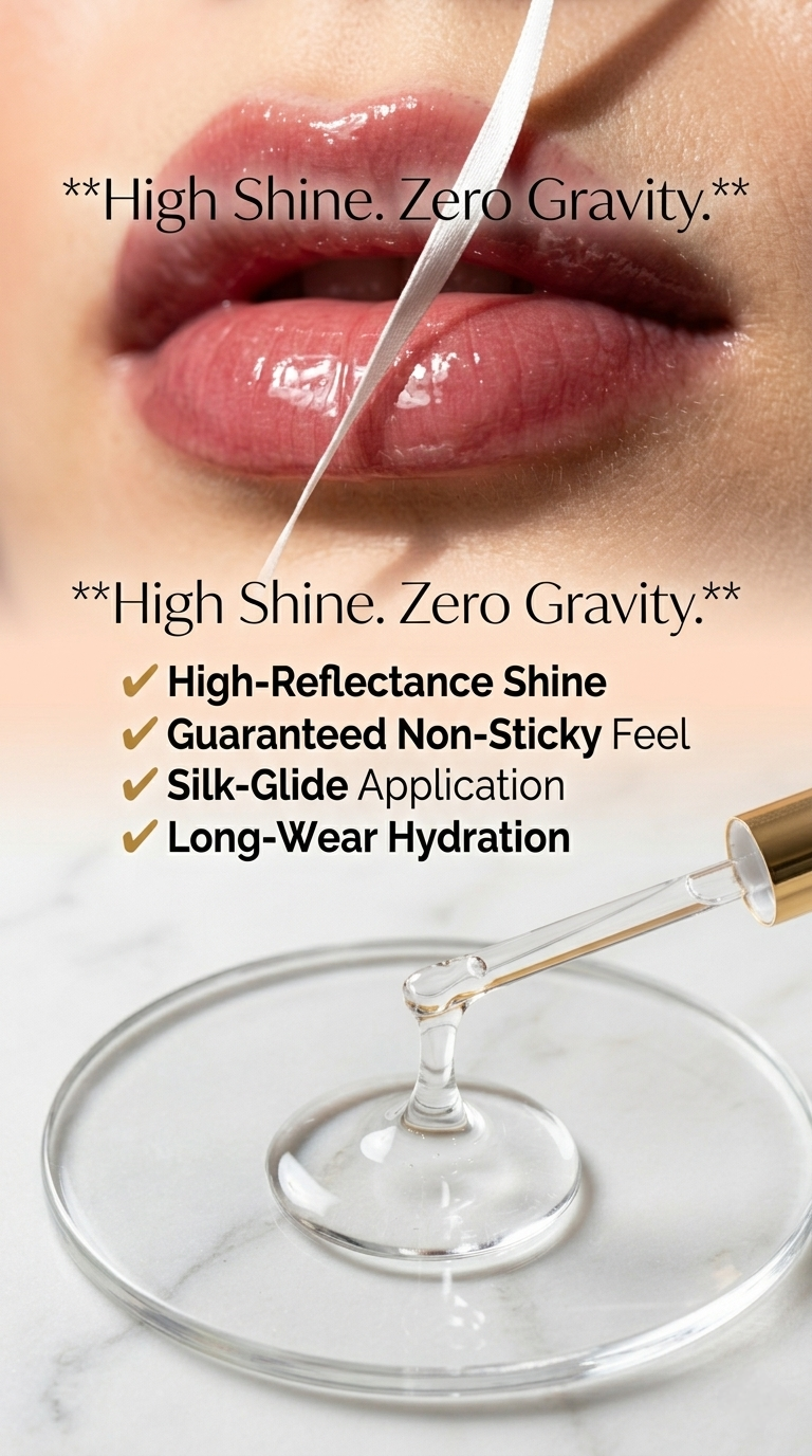 Rose & Strawberry High-Shine Lip Gloss