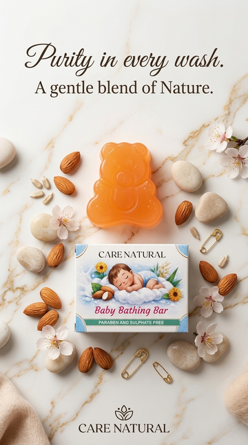 Milk & Triple-Butter Baby Bathing Bar (Teddy Bear)