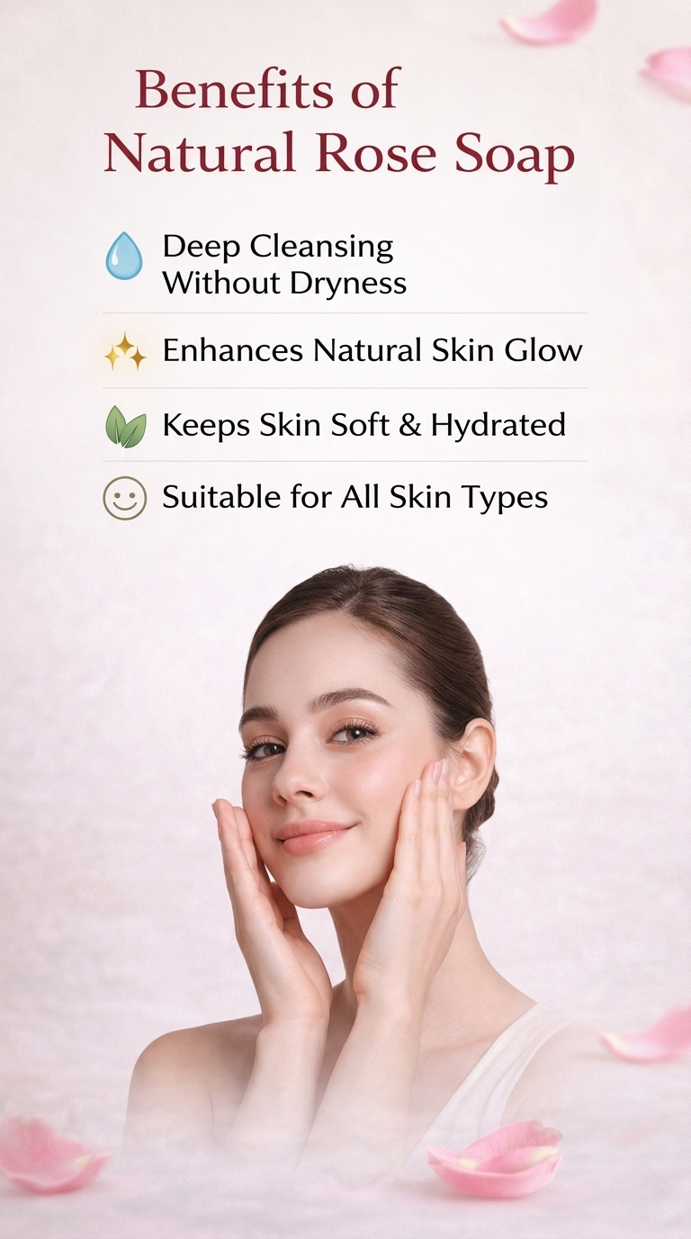 𝗥𝗼𝘆𝗮𝗹 𝗗𝗲𝘀𝗶 𝗥𝗼𝘀𝗲 𝗕𝗮𝗿 | 𝗟𝘂𝘅𝘂𝗿𝘆 𝗛𝗮𝗻𝗱𝗺𝗮𝗱𝗲 𝗕𝗮𝘁𝗵 𝗦𝗼𝗮𝗽 | 𝗗𝗲𝗲𝗽𝗹𝘆 𝗛𝘆𝗱𝗿𝗮𝘁𝗲𝘀, 𝗦𝗼𝗼𝘁𝗵𝗲𝘀 & 𝗥𝗲𝘃𝗶𝘃𝗲𝘀 𝗦𝗸𝗶𝗻 | 𝗘𝗻𝗿𝗶𝗰𝗵𝗲𝗱 𝗪𝗶𝘁𝗵 𝗣𝘂𝗿𝗲 𝗥𝗼𝘀𝗲 𝗘𝘀𝘀𝗲𝗻𝗰𝗲 & 𝗡𝗮𝘁𝘂𝗿𝗮𝗹 𝗢𝗶𝗹𝘀 | 𝗟𝗶𝗺𝗶𝘁𝗲𝗱 𝗢𝗳𝗳𝗲𝗿: 🎁 𝗕𝘂𝘆 𝗔𝗻𝘆 2, 𝗚𝗲𝘁 𝗔𝗻𝘆 1 𝗦𝗼𝗮𝗽 𝗙𝗿𝗲𝗲 | 100 𝗚𝗿𝗮𝗺 𝗦𝗼𝗮𝗽