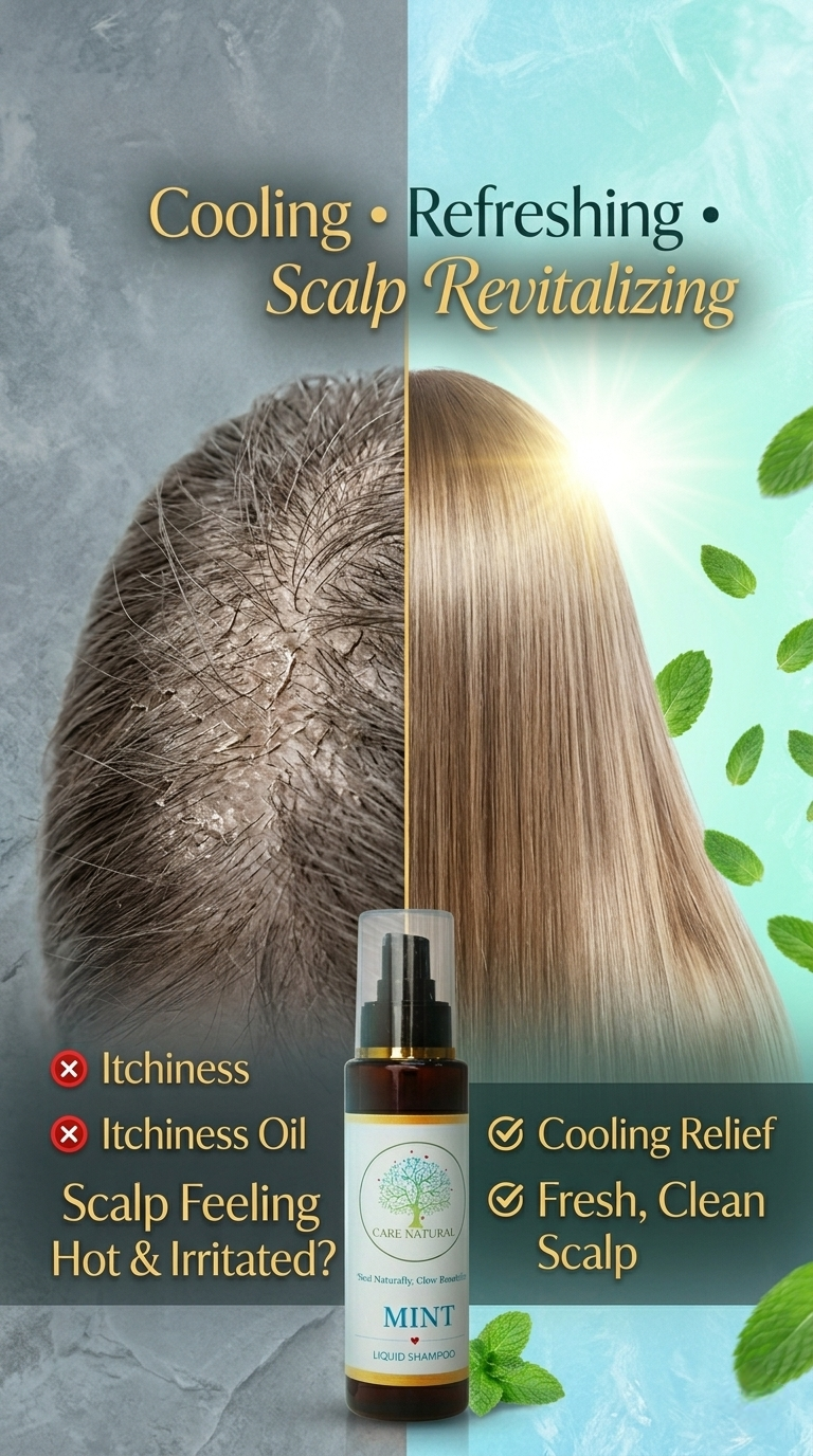 Mint & Silk Cooling Liquid Shampoo